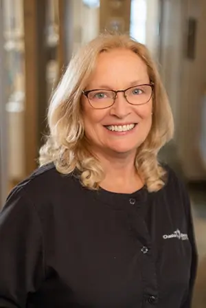 Dental hygienist Sue