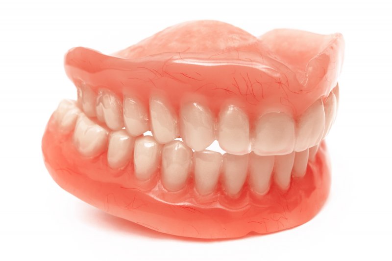 full set of dentures